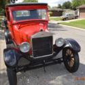 1926 Ford Model T  Red & Black Coupe 177 CID Inline 4 2-Speed Manual