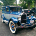 1926 Willys Knight Sleve Valve Recent Restoration Driver Blue Gray Nice Car