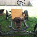 1926/27 ROLLING CHASSIS, PAINTED BLACK, SELLING W/O WHEELS FOR 699.00