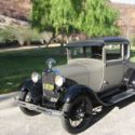 1928 FORD MODEL A  COUPE. EXTREMELY RARE, Ground Up Restored, Calif. Rust Free