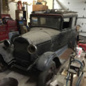 1928 Ford Model A Fordor Briggs Leatherback Sedan with title,  Antique, Rare!