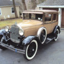 1928 Ford Model A Leatherback / Blindback Sedan Beautiful Correct Restoration