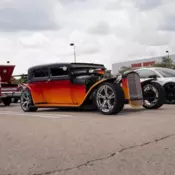 1928 Ford Model A Sedan Red Hot Rod