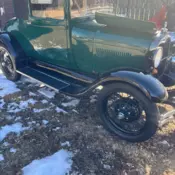 1928 Ford Model A Sport Coupe Automobile Restored