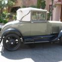 1928 FORD MODEL A SPORT COUPE Beautiful, California, Rust Free Early Example