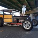 1928 FORD MODEL A WOODIE HOT ROT ZZ4 MOTOR WITH OVERDRIVE TRAINING