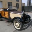 1928  FORD  MODEL- A  WOODIE ROADSTER  CONVERTIBLE (ONE OF A KIND)