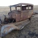 1928 Ford two door Model A sedan, hotrod, rat rod
