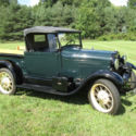 1929 29 Ford Model A Pickup Roadster Restored to Original w/ Accessories