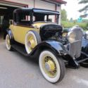 1929 DODGE BROTHERS DUAL SIDE MOUNT DELUXE RUMBLE SEAT 5 WINDOW COUPE