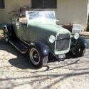 1929 FORD ALL STEEL TRI COLOR ROADSTER STREET ROD