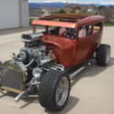 1929 Ford Chopped, Custom Frame w/SCOTT&#039;s IFS, Jag IRS, BBC 454 B&M Blower, 2-4s