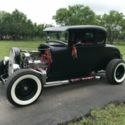 1929 Ford Model A 5 window chopped top High-Boy cpe 350/350 1563 Miles Black Cou