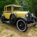 1929 Ford Model A, dual side mount,rumble seat coupe ,POSS. ORIG INTERIOR, TOOLS