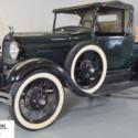 1929 Ford Model A  Green Rare Dual Spare Model Runs Great CALL NOW