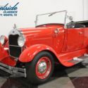 1929 Ford Model A Phaeton 6309 Miles Red Convertible 307 V8 3 Speed Automatic