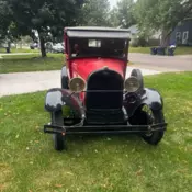 1929 Ford Model A Pickup Red