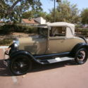 1929 FORD MODEL A SPORT COUPE, CALIFORNIA CAR, MODEL B MOTOR