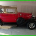 1929 Ford Shay Phaeton Replica Convertible, V8, Automatic, Velvet Interior
