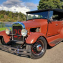 1929 Ford Touring 4 Door Epoxy Rogue Red Flathead 8 3-Speed Manual