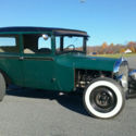 1929  Ford Tudor sedan flathead hot rod custom 50&#039;s style rich kid car