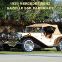 1929 MERCEDES GAZELLE SSK CABRIOLET MUST SEE BEAUTIFUL 3K MILES SINCE BUILD