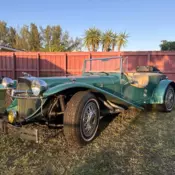 1929 MG GS Convertible Green SSK
