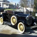 1929 MODEL A FORD ROADSTER WITH DUAL SIDE-MOUMTED SPARES