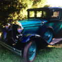 1930 Ford 4 dr Model A blue & black, nice interior and paint, new tires,
