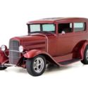 1930 Ford A  6661 Miles Firethorn Red Coupe 350 ci 4 spd auto