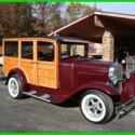 1930 FORD MODEL A 4 DOOR SEDAN WOODY