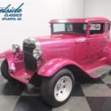 1930 Ford Model A 5 Window Coupe 49 Miles Fuschia Coupe 305 V8 Automatic
