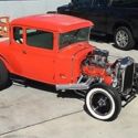 1930 Ford Model A 5 window Coupe All steel Body Dual Quad posi traction 409