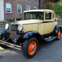 1930 Ford Model-A Coupe 5-window Rumble Seat Coupe.