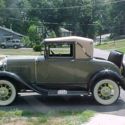 1930 Ford Model A Deluxe Coupe with Rumble Seat
