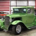 1930 Ford Model A Pickup  1526 Miles Sour Apple Green Metallic Pickup Truck 350