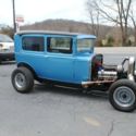 1930 Ford Model A Sedan with Modern Drivetrain - Brookville Roadster Frame