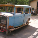 1930 Ford Model A Town Sedan ( project car ) 4 door Briggs body with chassis