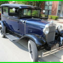 1930 Ford Model A Tudor Manual RWD 4-Cylinder 3-Speed Auto CB Radio Cowl Lights