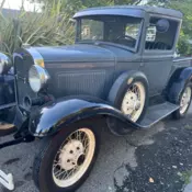 1930 Model A Ford Closed Cab pickup truck