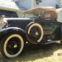 1930 Model A ford roadster with rumble seat