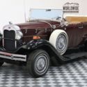 1931 Burgundy HANDMADE REPLICAR V8 CONVERTIBLE!