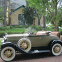 1931 Deluxe roadster. Dual side mounts and rumble seat.