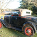 1931 Ford Deluxe Roadster Barn Find 1 Owner Vintage Custom Indented Firewall 17s
