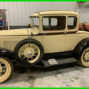 1931 Ford Model A 2-Dr Coupe Classic 843 on Odometer Miles 3 Speed Manual