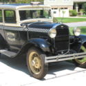 1931 FORD MODEL A 4 DOOR DELUXE BRIGGS CHECKER TAXI