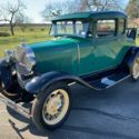 1931 Ford Model A 5 window coupe rumble seat 19263 Miles Green Coupe  3 Speed Ma