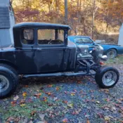 1931 Ford Model A Coupe Black 5 Window