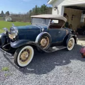 1931 Ford Model A Coupe Blue