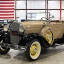 1931 Ford Model A Deluxe Roadster 1755 Miles Tan Convertible 4 Cylinder 3 Speed